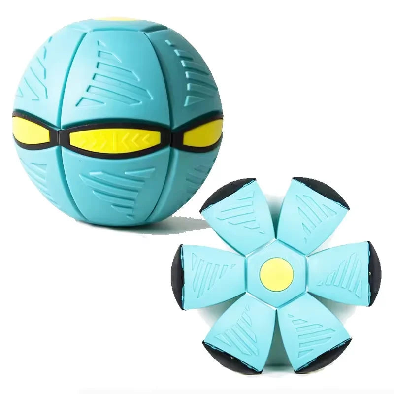 Bouncy Ball Magic Flying Saucer Ball Educational Pet Children'S Toy Indoor and Outdoor Decompression Deformation Sports Ball