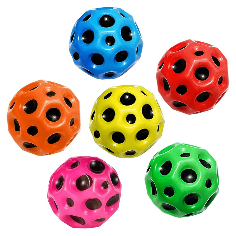 Hole Ball Soft Ball anti Falling Children'S Extreme Elastic Ball High Elastic Ball Outdoor Parent Child Interaction Ball